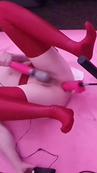Pieprzona maszyna anal dildo zabawa z Essex Girl Lisa