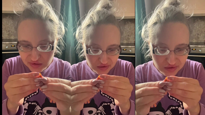 FinDom Goaldigger: Asmr Chew, effet sonore au ralenti 