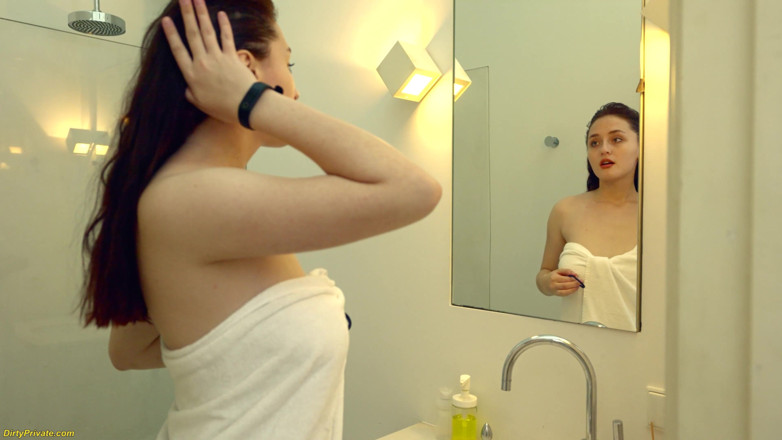 Dirty private: Chubby Shy Teen First Anal Masturbation Video