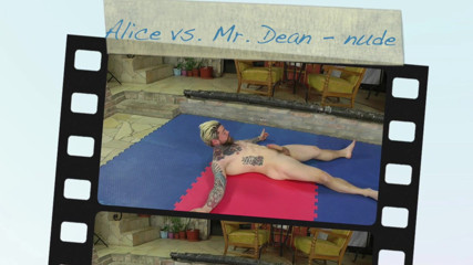 European Erotic Mixed Wrestling Club: Alice- Mr Dean, nude wrestling
