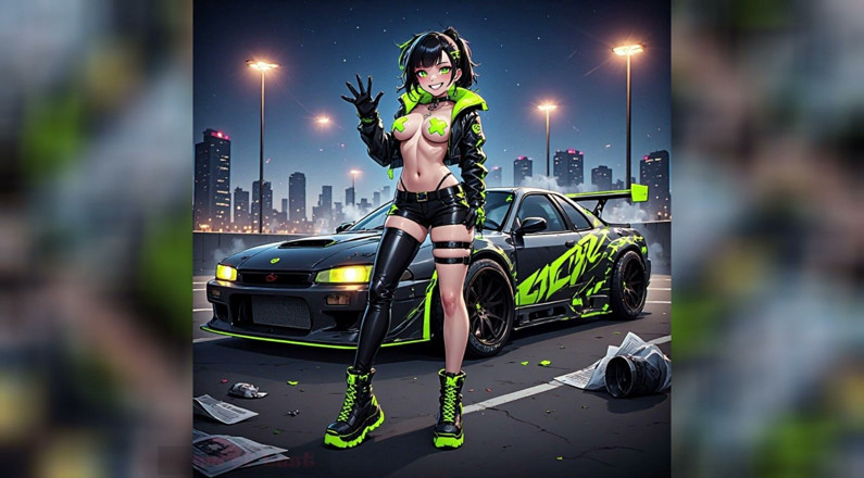 Game of Lust 3D: Gol Anime 핫한 자동차와 핫한 소녀들