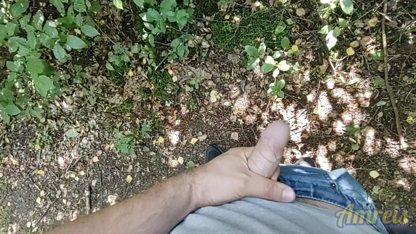 I Found a Place to Cum Outdoors in the Forest (Amreis)