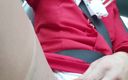 Serenexx: Stewardess Taxi-masturbation - cosplay