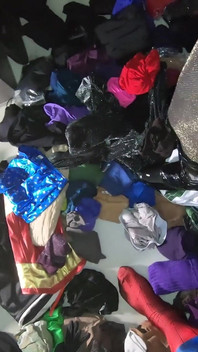 Gabi Gold Lurex Gold błyszczące nylonowe rajstopy