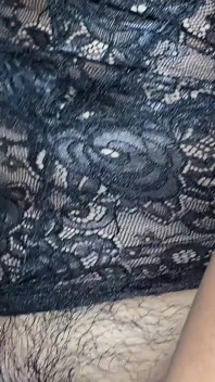 Mijn vrouw neuken in zwarte lingerie