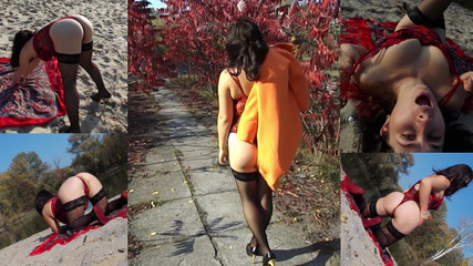 Pissing Everywhere: Sexy nevlastní sestra Expressiagirl s velkými prsy a zadkem masturbuje...