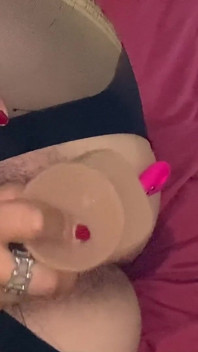 After Being Creampied a Pussy Yes Fucks the Rubber Cock Full of Cum