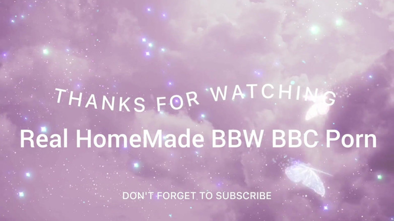 Real homemade BBW BBC porn: Prstění mé růžové kundičky stříkající orgasmus