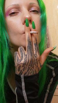 I Squeeze My Tightly and Smoke Sweetly in the Bathroom!