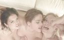 Pervy Studio: Cathy Heaven, Jasmine Black și Valentina Blue împart pule într-un sex în grup