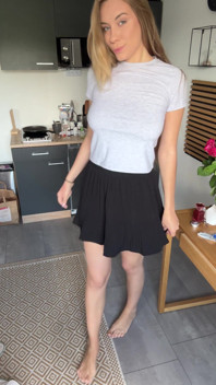 Lifting My Skirt for a Secret View
