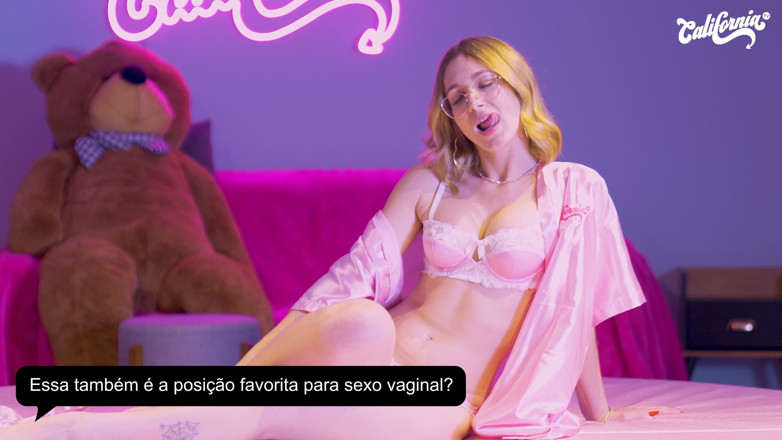 California TV: Hot Blonde Masturbates and Plays