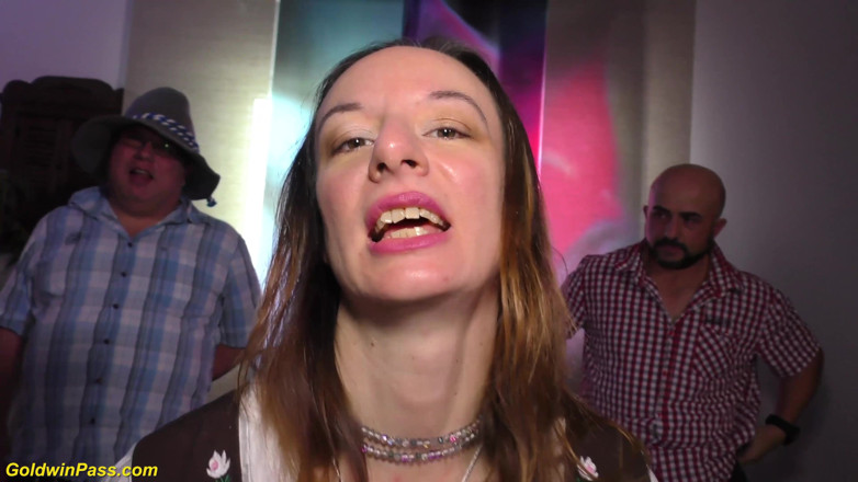 Goldwin pass: Estrema tedesca in lederhosen all'oktoberfest festa del sesso