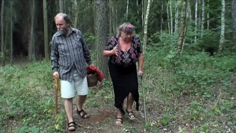 Old PIGS XXX: Young naughty teen spies an old couple fucking in the...