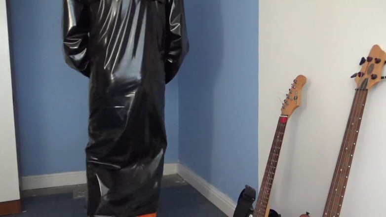 Leather Kirsten: Orange Leather Thigh Boots