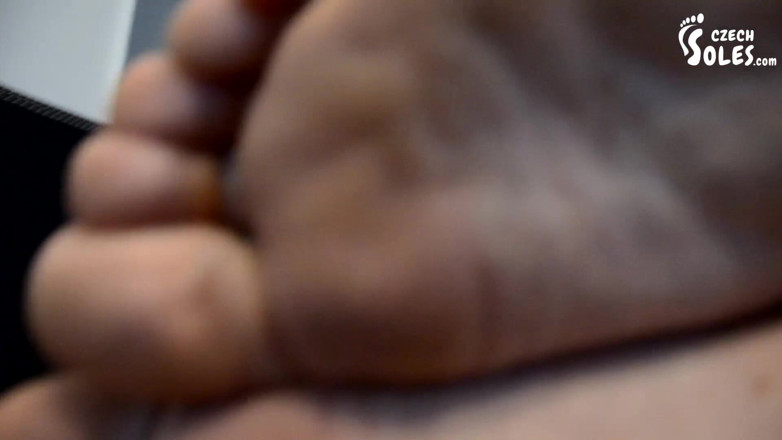 Czech Soles - foot fetish content: Caught at smelling gym socks