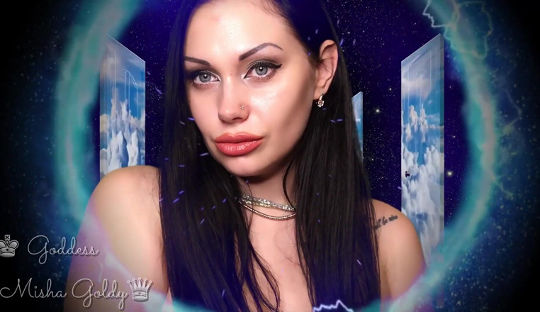 Goddess Misha Goldy: Kau perlu kontak mata denganku saat kau membelai dan melakukan...