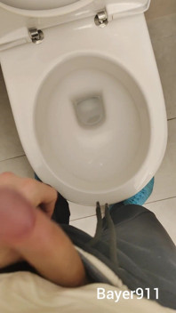 White Skinny Boy Risky Jerking in the Gyme Wc by Open Doors
