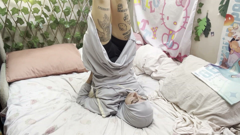 lanalovacutie: Hijabi poranny dzień jogi 28 od muzułmanki