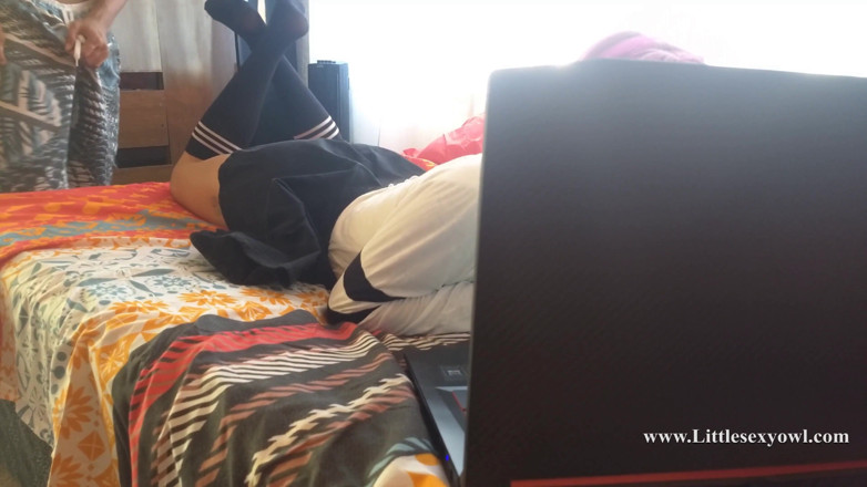 Littlesexyowl: my stepfather won't let me do my homework, he always...