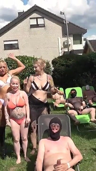 Creampie Garden Gang Bang and Breeding Session