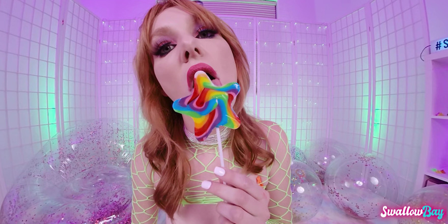 Swallowbay 2D: Hairy Redhead Lacy Lennon Facefuck POV