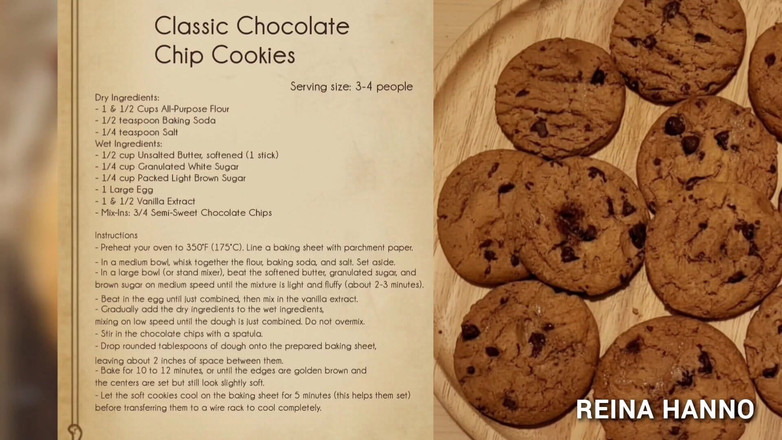 Reina Hanno: Biscoitos especiais de chocolate cremoso tratam