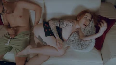 Step Mom Secret Couch Tryst with Step Son Under Moonlight Illicit Passion