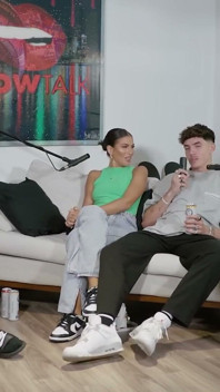 Cam Holmes em, l com Emily Faye Miller