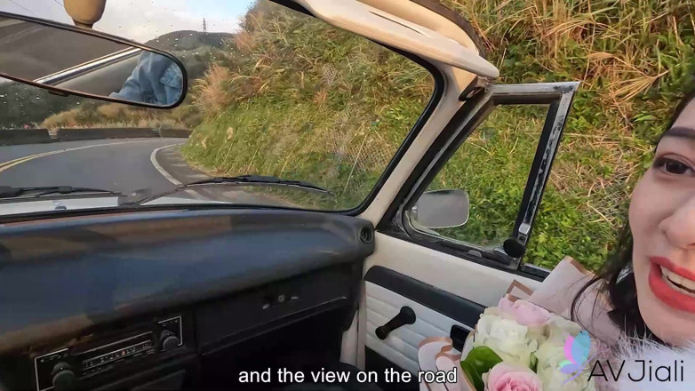 AV Jiali: Appuntamento pov con la calda ragazza mora che fuma, Diexin