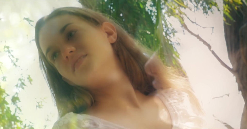 CBD Media: Gorgeous brunette 18-year-old teen with perfect pussy masturbating under the tree