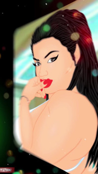 Big Thick Ass Latina Shaking Her Juicy Booty