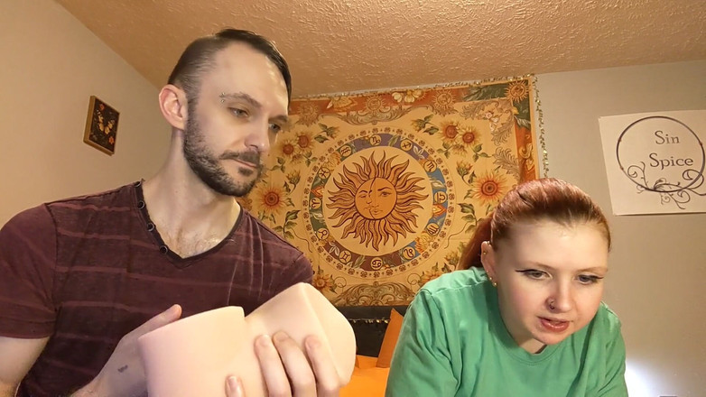 Sin Spice by Sophia Sinclair and Jasper Spice: Tantaly 5.5lb Female Torso Sex Doll Unboxing and Couple Fuck