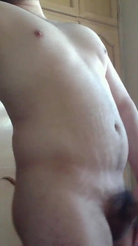 Muscular Stud Flexes and Shows off