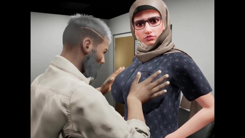 Denis animation: Colloquio Con Ragazza Mussulmana Con Hijab