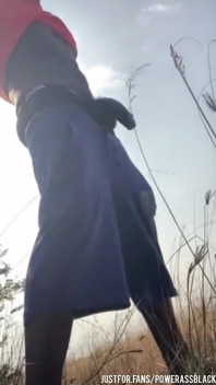 Masturbating Alone Intensely in the Bush