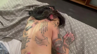 Dante Colle: Fóllame tan fuerte como quieras papi - chica gótica de grandes...