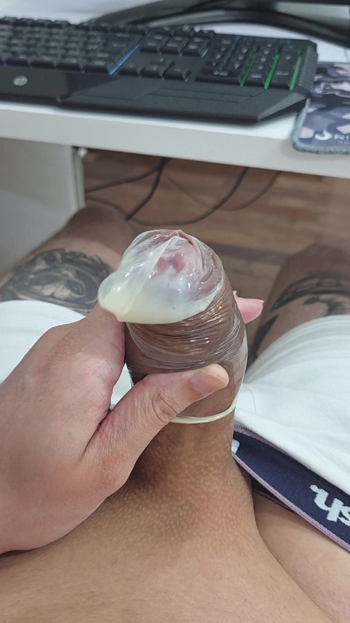 Lkdick8: 콘돔 안에 사정 - 내 유일한 팬 Lkingsbr1