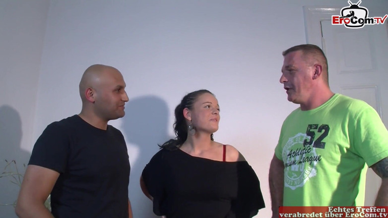 EroCom: Husband shares his dark haired german milf wife in a...