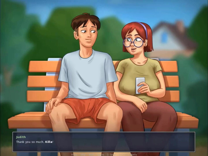 Cartoon Play: Summertime saga part 217 - selfie