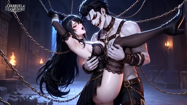 Gabriel de Lioncourt AI: Vampir gotik fanteziler 1 - hentai ai