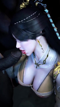 3D Cute Cosplay Slut Asian Whore Have Group Sex