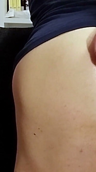 Zachte close-up gatmassage