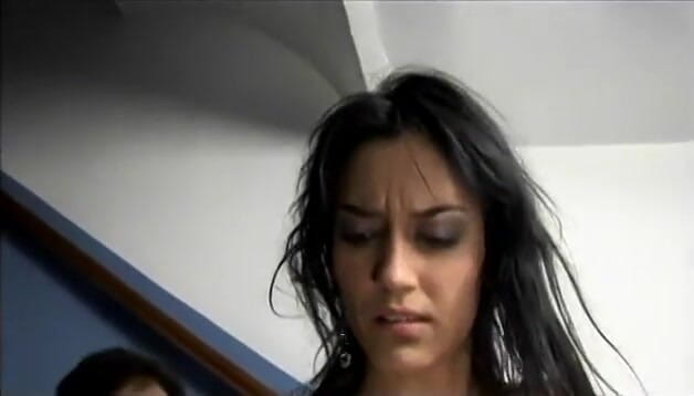 Size Matters: Bad girl with tats and leather skirt gets her pussy...