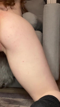 Whipping My Ass and Pussy with My New Toy