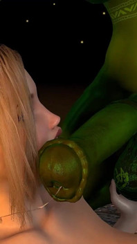 Two Futanari Demons Fuck Sexy Blonde Girl