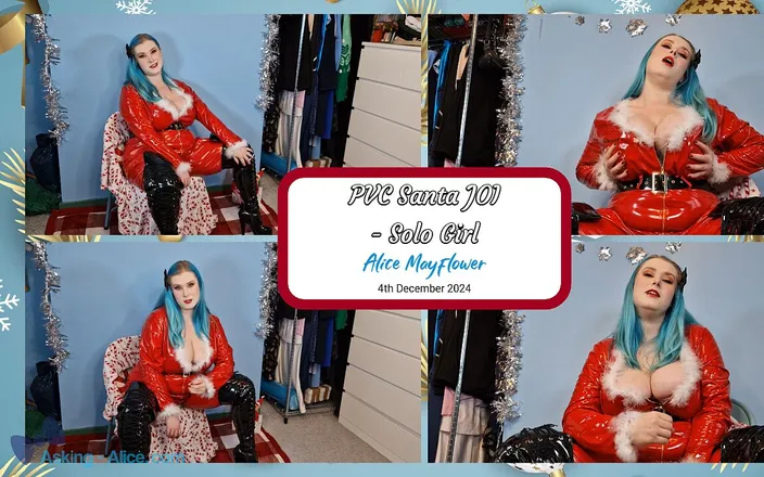 Alice mayflower productions: Pvc Santa JOI - Solo Girl