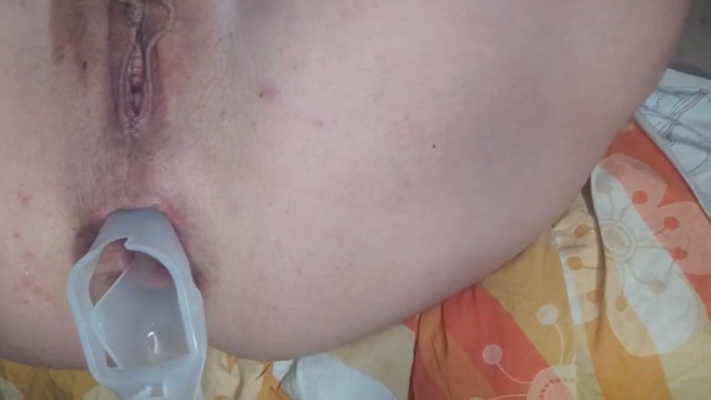 Putarankahotmilf: Anaal spelen en verzakking in zwarte panty