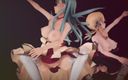 Mmd anime girls: MMD R-18アニメガールズセクシーダンスクリップ358