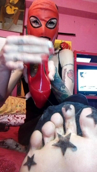 Miss Wagon Vegan Fetish: Miss Vagones vegana - fetiche de goma enmascarada